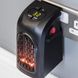 Портативный обогреватель 400Вт с терморегулятором, от сети, HANDY HEATER / Керамический мини тепловентилятор в розетку с таймером 234561375 фото 2