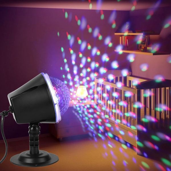 Світлодіодний диско-проектор Ocean Wave Projector Light SE-371-01 / Диско-куля 234561656 фото