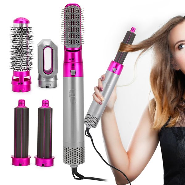 Мультистайлер 5в1 Hot Air Styler, 1000Вт / Фен для укладання волосся / Повітряний фен стайлер для завивки локонів 234563697 фото