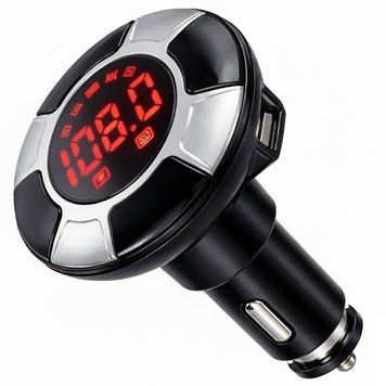 FM модулятор автомобільний, Bluetooth, USB, AUX, KCB-903 / FM трансмітер в авто / Модулятор з дисплеем 234591789 фото