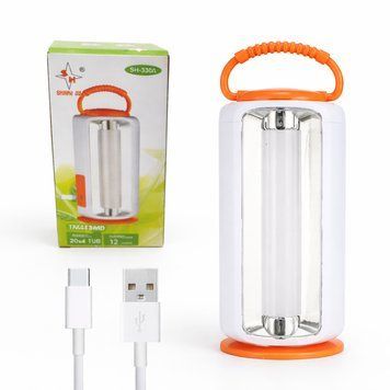 Акумуляторний ліхтар 4000 mAh, USB, SH-330A / Кемпінговий ліхтар / Світлодіодний ліхтар / Акумуляторна лампа для кемпінгу 234591383 фото