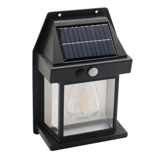 Вуличний світильник на сонячній батареї з датчиком руху, SOLAR WALL LAMP ВK-888 234573336 фото