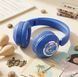 Бездротові навушники Стич з Bluetooth, KT-100, Синій / Дитячі навушники накладні / Блютуз навушники для дітей 234588489 фото 1
