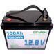Літій-залізо-фосфатний акумулятор LiFePO4 12V 100Ah 1280Wh для сонячних панелей UKC / Літієвий акумулятор / Батарея 12В 234583449 фото 4