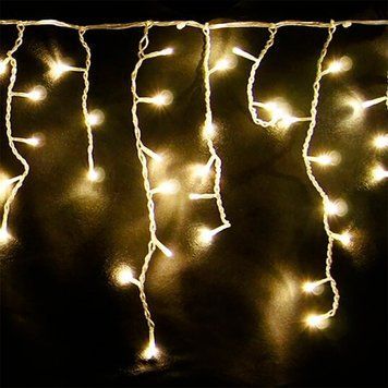 Гірлянда Бахрома, від мережі, 5м, 120LED, Теплий білий / Новорічна гірлянда / Світлодіодна гірлянда 234574896 фото