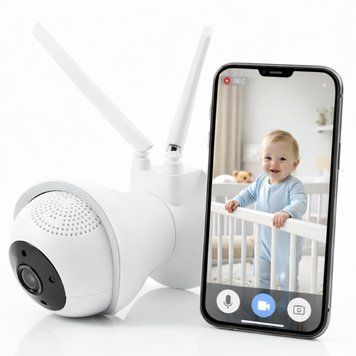 WIFI камера видеонаблюдения WIFI IP 2,0 Мп, 8165HP3,6M / Поворотная IP камера / Вайфай камера наблюдения / Комнатная камера 234586367 фото