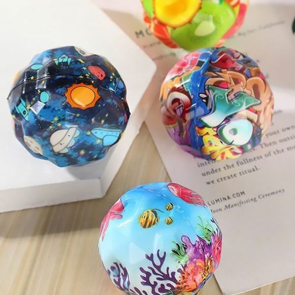 Антигравитационный мяч попрыгунчик SMOON BALL, Принт Рандом, 1шт / Мячик попрыгунчик / Мяч антистресс 234575431 фото