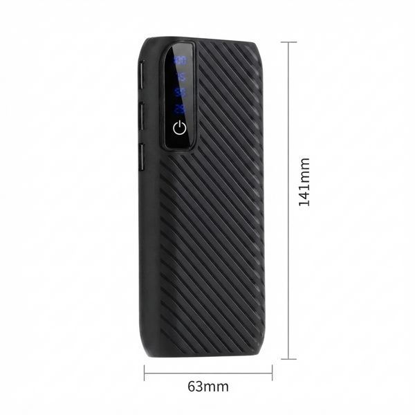 Повер банк 50000 mAh, LED дисплей ,3 USB, Чорний / Зовнішній акумулятор / Power bank / Павер банк / УМБ / Портативна зарядка 234597608 фото