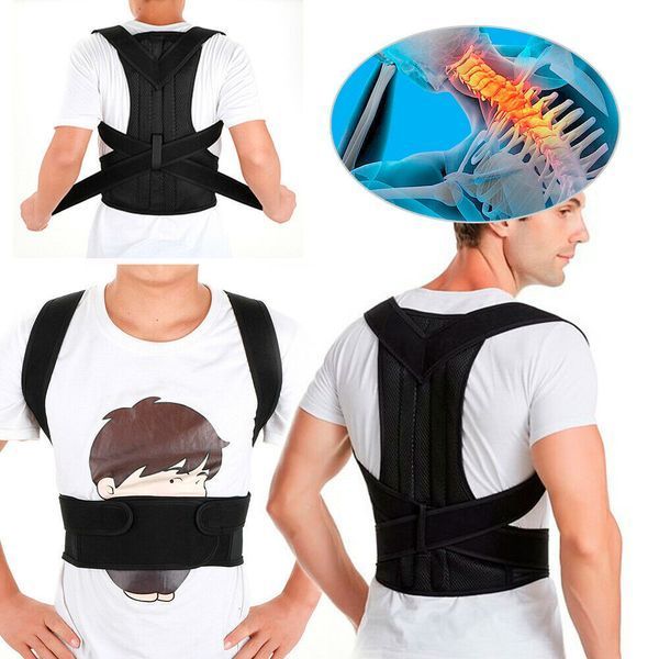 Корректор осанки для спины, Back Pain Need Help, 3XL, Черный / Корсет для позвоночника 23456816005 фото