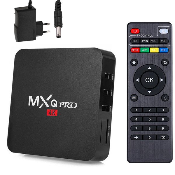 Смарт приставка для телевізора 4GB/32GB, MXQ PRO 4K / Андроїд ТВ приставка з пультом / Медіаплеєр для тв 234571160 фото