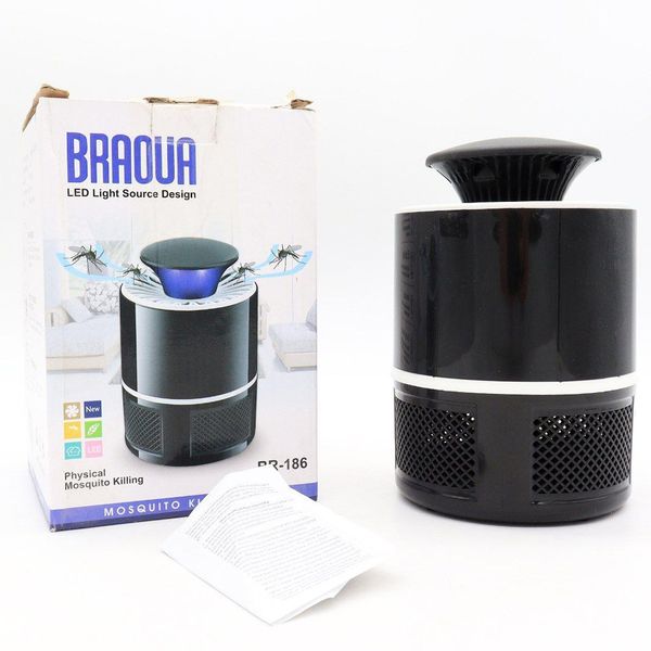 Знищувач комарів та комах від USB, 5 Вт, Mosquito Killer Lamp / Антимоскітна лампа-пастка для комарів 123459838 фото