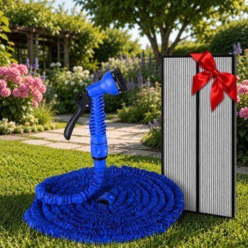 Садовий шланг 75 м V-HOSE PRO + Антимоскітна штора 210x100см Magic Mesh / Поливочний шланг 234567017(артикул вірний) фото
