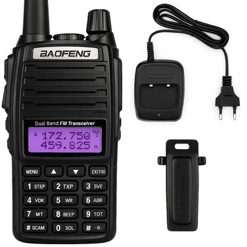Рация до 10 км (5W, 2000 мАч) Baofeng UV-82 / Тактическая радиостанция 234563514 фото
