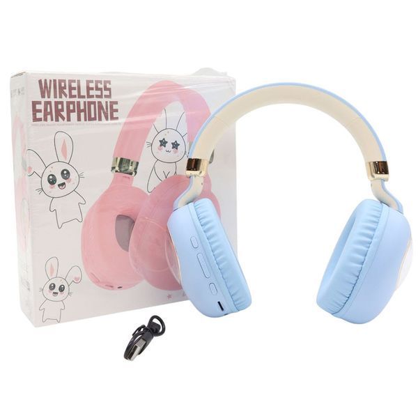 Бездротові навушники з підсвічуванням 5W, Bluetooth, USB, ST862, Блакитний / Блютуз навушники / Накладні навушники 234576310 фото Бездротові навушники з підсвічуванням 5W, Bluetooth, USB, ST862, Блакитний / Блютуз навушники / Накладні навушники 234576310 фото