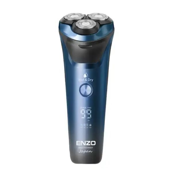 Электробритва, от USB, ENZO EN-9307, Синяя / Бритва для бритья / Бритва электрическая / Аккумуляторная бритва 234598330 фото