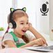Бездротові Bluetooth навушники з вушками MDR CAT + BT CUTER, Чорний / Дитячі навушники з котячими вушками 234572976 фото 7