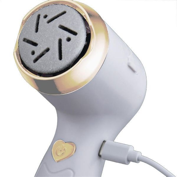 Електрична пемза для ніг з 2 насадками, USB / Апарат для педикюру / Пилка для ніг 234579885 фото