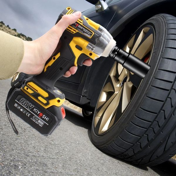 Акумуляторний гайковерт + набір інструментів, 2 АКБ 88В, в кейсі / Безщітковий гайковерт / Гайковерт ударний 23457870901 фото