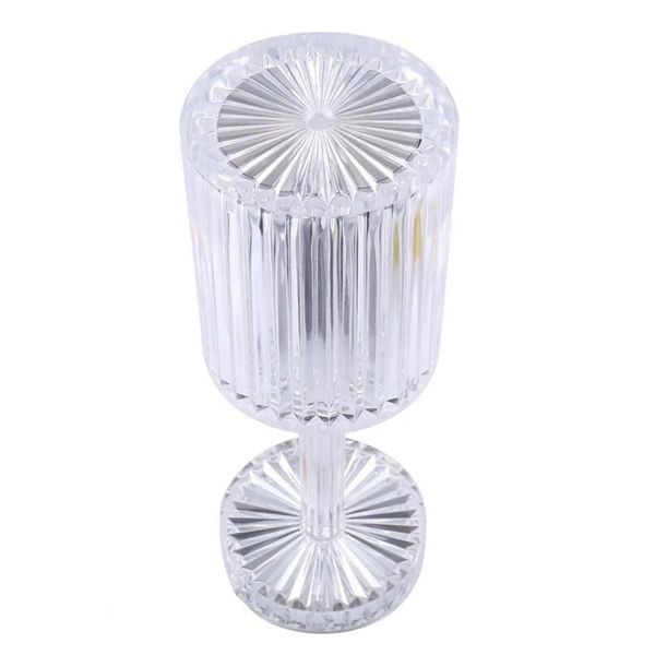Декоративный LED светильник - ночник с пультом ДУ, Crystal Light / Настольная хрустальная лампа 234566629 фото