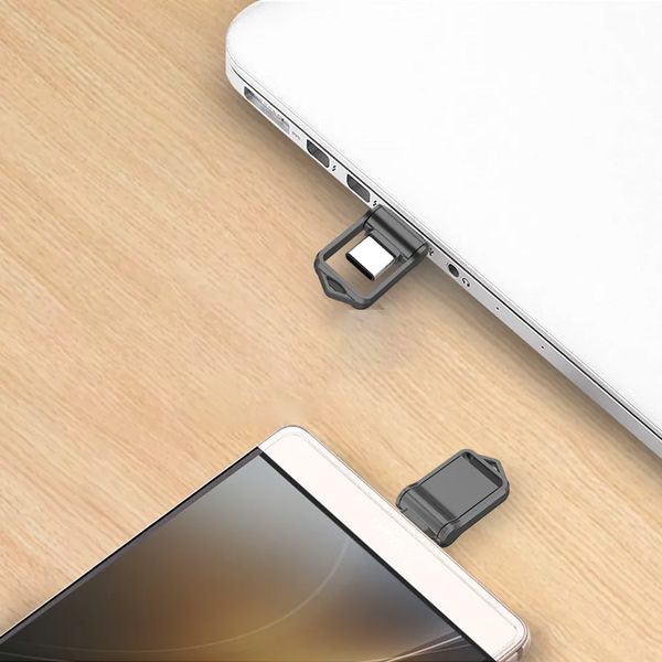 Двостороння флешка на 64GB, USB/Type-C / Флеш накопичувач для телефону / USB флешка для комп'ютера 234568382 фото