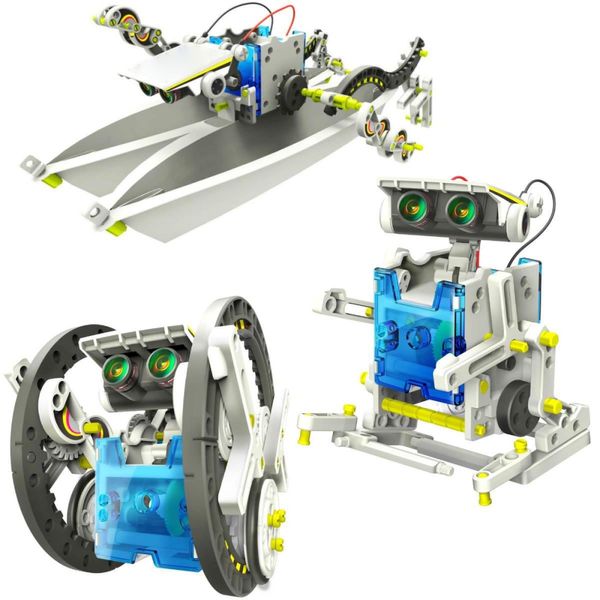 Робот-конструктор 14в1 Solar Robot / Дитячий розвиваючий конструктор / Робот для дітей 123457393 фото