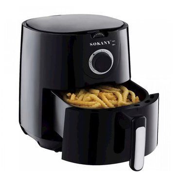 Аерофритюрниця на 5л, 1500Вт, від мережі, AF-002 / Безмасляна фритюрниця / Мультипіч / Аерогриль 234578714 фото