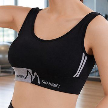 Спортивный топ, обхват 65-80 см, Черный / Женский топ для спорта / Топ для фитнеса / Женский топик 234565809 фото