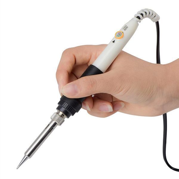 Паяльный набор 15в1 + пенал, 60 Вт, от сети 220В / Паяльник с регулировкой температуры / Набор для пайки 234579884 фото