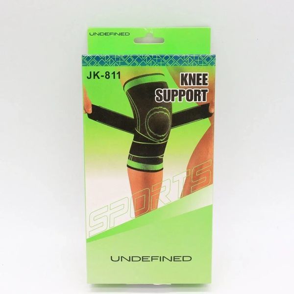 Бандаж еластичний колінного суглоба для спорту KNEE SUPPORT WN-26, Зелений L / Фіксатор колінного суглоба 23456193904 фото