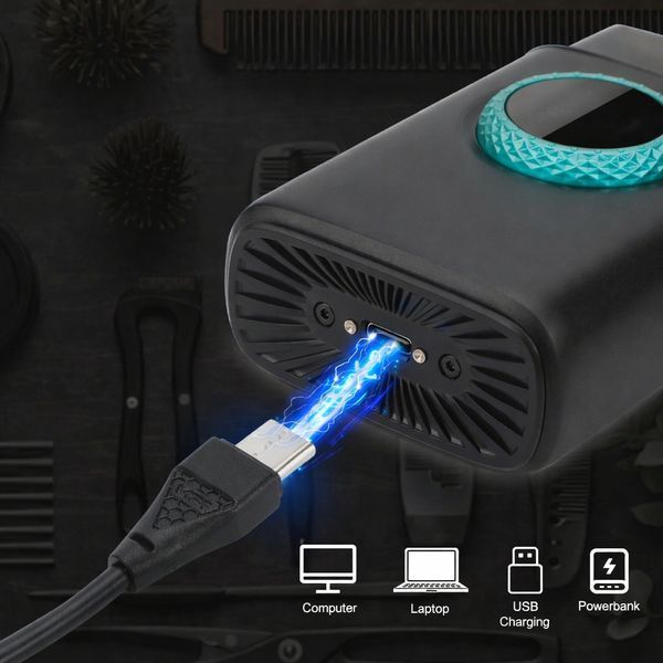 Электробритва шейвер с двойным лезвием, от USB, VGR V-378, Черная / Мужская электробритва аккумуляторная / Беспроводная бритва 234591485 фото