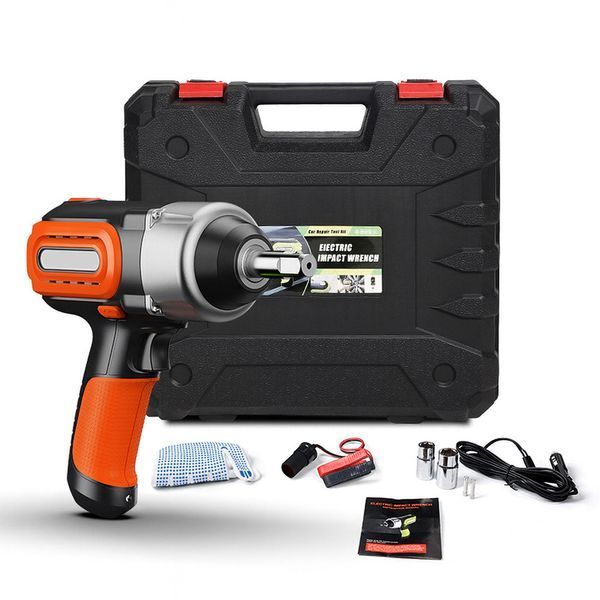 Ударний гайковерт від прикурювача 12V + кейс, 2400 об/хв, BX-479 / Електричний гайковерт для авто / Електрогайковерт 234589957 фото