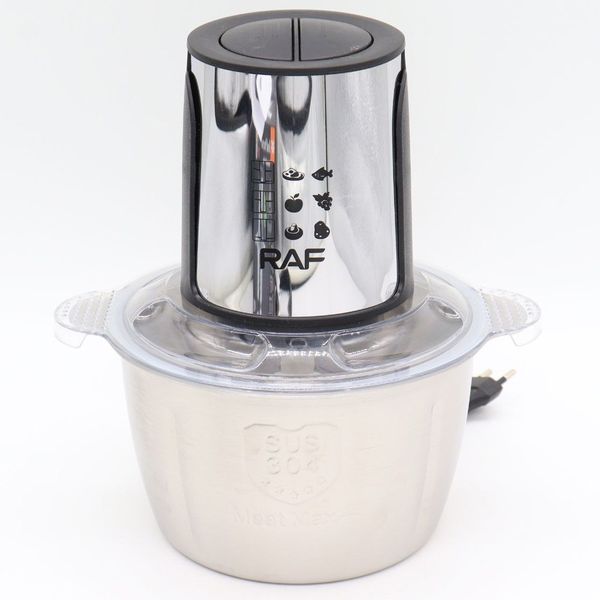 Кухонний блендер-подрібнювач з чашею на 2л, 1000W, Raf Food Processor R7019 / Електричний комбайн для кухні 234569197 фото