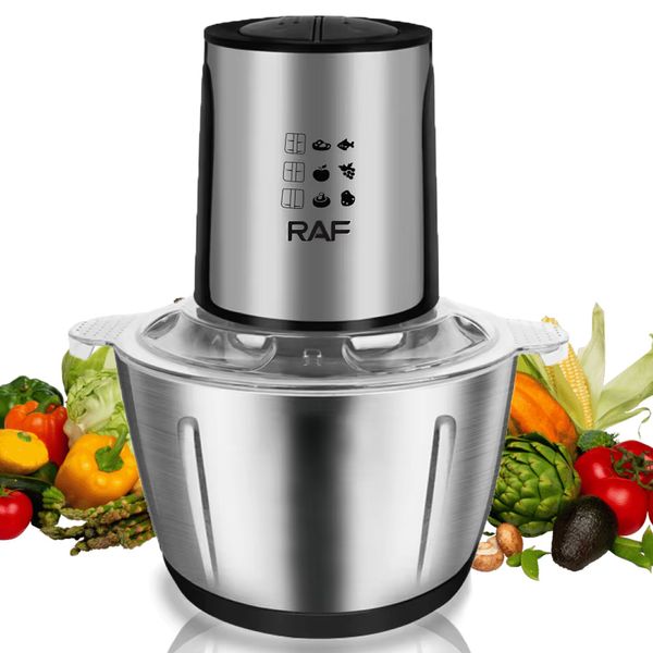 Кухонний блендер-подрібнювач з чашею на 2л, 1000W, Raf Food Processor R7019 / Електричний комбайн для кухні 234569197 фото