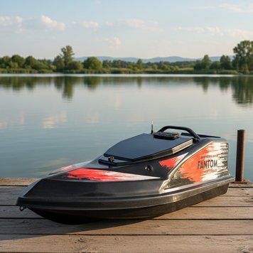 Короповий кораблик для прикормки з GPS maxi Cortex 9+1, бункер до 700 г, Фантом Модерн / Кораблик для завезення прикорму 345707349 фото
