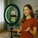 Кільцева лампа 30 см, від USB, MJ 300 Soft Ring Light + Штатив 0,66-2 м / Світлодіодна LED лампа / Кільцева RGB лампа з тримачем для телефону 234561666(_цей артикул вірний) фото 8