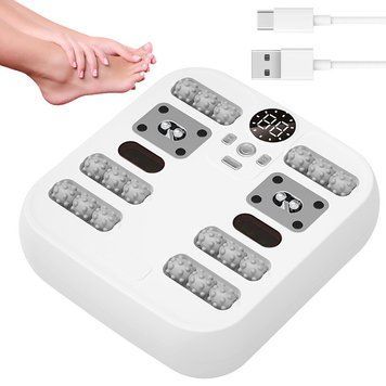 Масажер для ніг з гарячим компресом та USB, 20 Вт, TY800-1 / Роликовий масажер для ступнів 234576315 фото