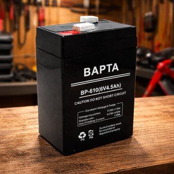 Акумуляторна батарея 6V, 4.5Ah, 100х70х47 мм, BP-610, Чорна / Батарея до ДБЖ / Свинцево-кислотний акумулятор 234587916 фото