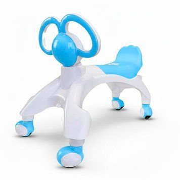 Ходунки-биговел детские 4 колеса с ушками-ручками BABY WALKER, Голубой / Ходунки каталка / Биговел для малышей / Smile walker 234583566 фото