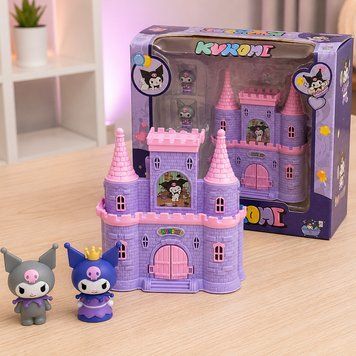 Игровой набор домик Куроми с фигурками, Розовый / Игрушечный домик / Кукольный домик 23459440401 фото