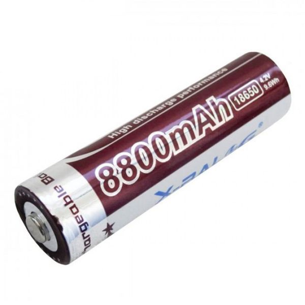 Акумулятор, 1шт Li-Ion 18650 X-Balog, 8800 mAh 4,2В / Акумуляторна літій-іонна батарейка 234564396 фото