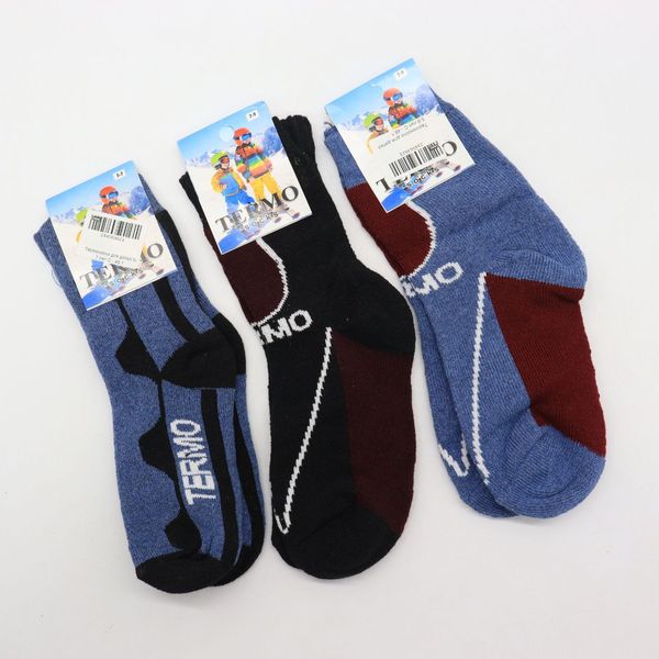 Детские носки шерстяные Termo Socks, 5-7 лет, 1 пара / Зимние носки для ребенка / Термоноски для детей 234563621 фото