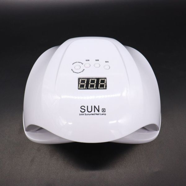 Лампа для манікюру 54W SUN X, Біла / UV+LED Лампа для полімеризації гель лаку 123464626 фото