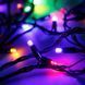 Гірлянда нитка, від мережі, 200LED, Різнокольорова / Світлодіодна гірлянда на ялинку / LED гірлянда новорічна 234584479 фото 8