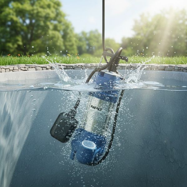 Дренажний багатоступінчастий насос, 1100 Вт, до 21 м&sup3;/год, NPO V750F Pro / Насос дренажно-занурювальний / Занурювальний насос 345600149 фото