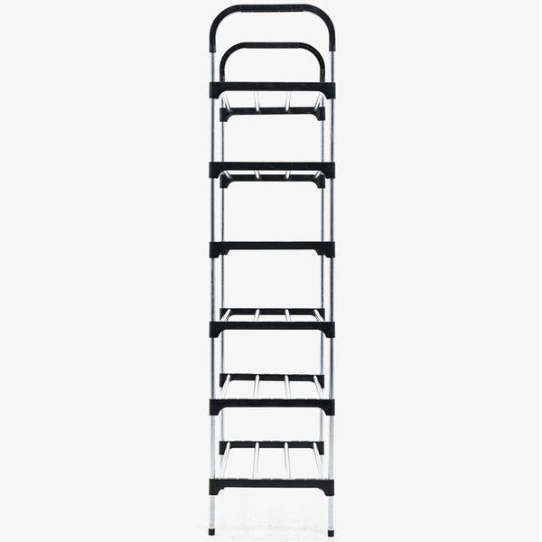 Полиця для взуття на 6 ярусів (123х57х29см), New shoe rack / Підлогова стійка для зберігання взуття / Взуттєвий стелаж 234567644 фото