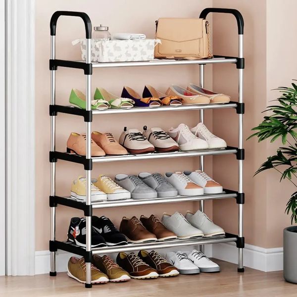 Полиця для взуття на 6 ярусів (123х57х29см), New shoe rack / Підлогова стійка для зберігання взуття / Взуттєвий стелаж 234567644 фото