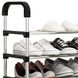 Полиця для взуття на 6 ярусів (123х57х29см), New shoe rack / Підлогова стійка для зберігання взуття / Взуттєвий стелаж 234567644 фото 7