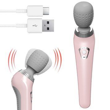Аккумуляторный массажер для тела и мышц с USB, ST-806 / Ручной вибромассажер / Массажный пистолет 23457466401 фото