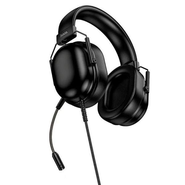 Ігрові навушники з мікрофоном, USB + 3,5 мм, кабель 2 м, HOCO W113 / Навушники для геймерів / Накладні навушники дротові 234587848 фото