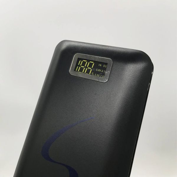 Power Bank 30000 mAh із LCD дисплеєм, UKC, Чорний / Портативний зарядний пристрій 234563584 фото